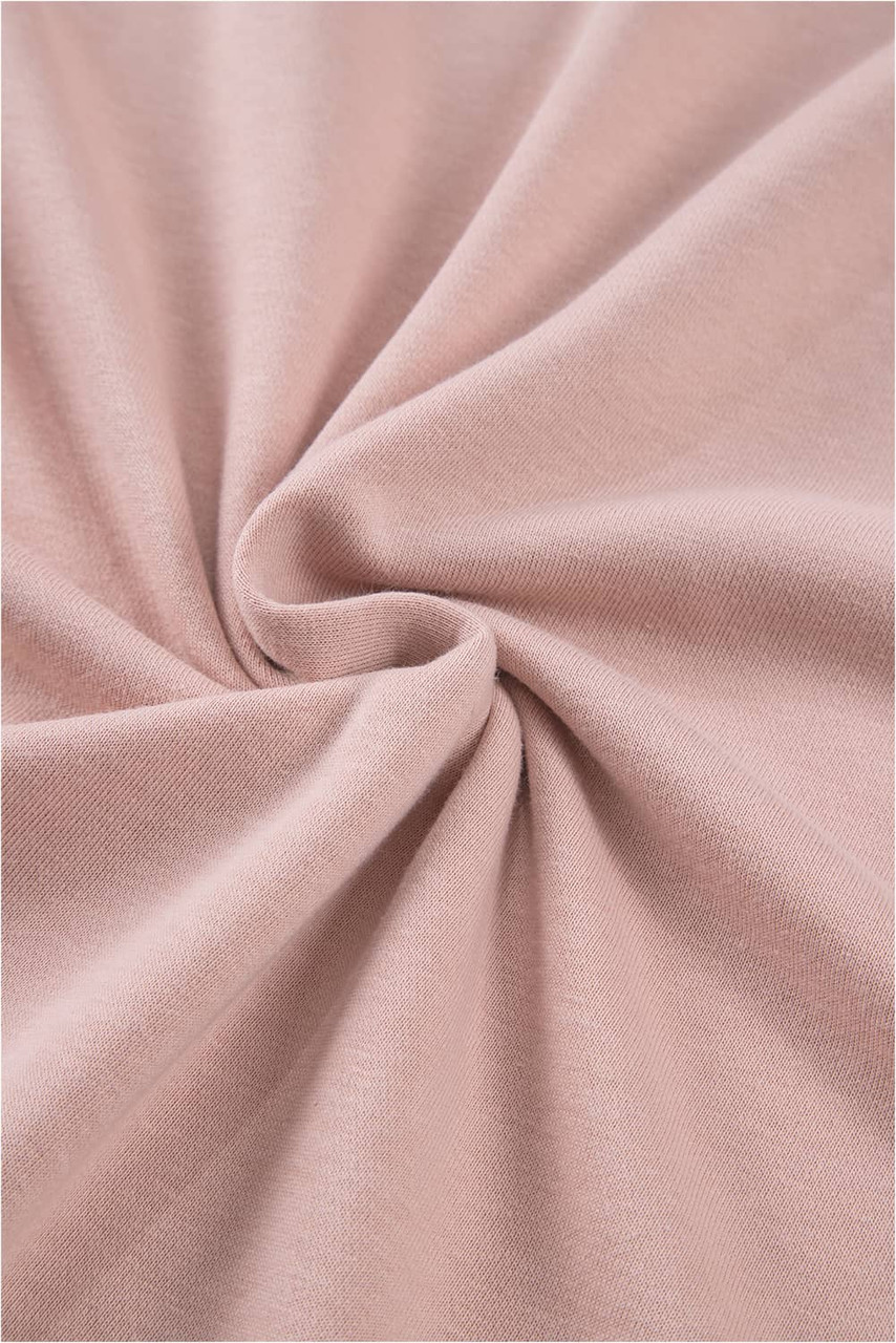 Pink Varsity Stripe Patchwork Puff Sleeve Pullover Drawstring Wide Leg Pant Set Pink Varsity Stripe Patchwork Puff Sleeve Pullover Drawstring Wide Leg Pant Set