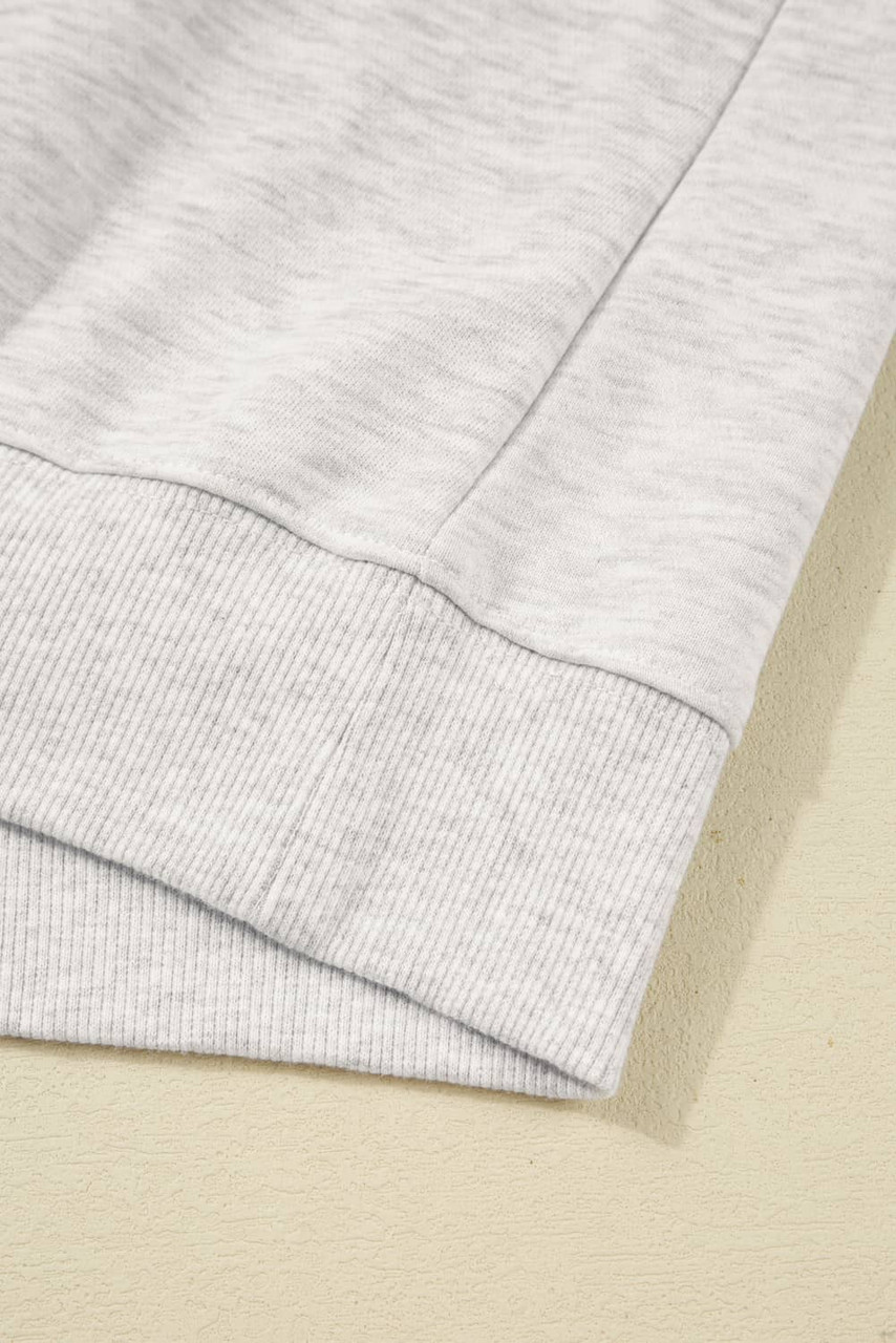 Blue Vintage Washed GAME DAY Graphic Baggy Sweatshirt