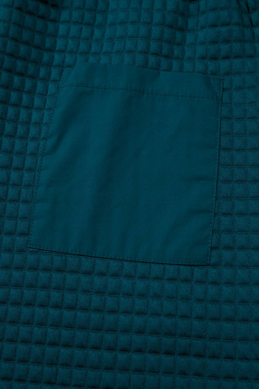 Skobeloff Waffled Textured Raw Edge Patchwork 2pcs Loose Pant Set Skobeloff Waffled Textured Raw Edge Patchwork 2pcs Loose Pant Set