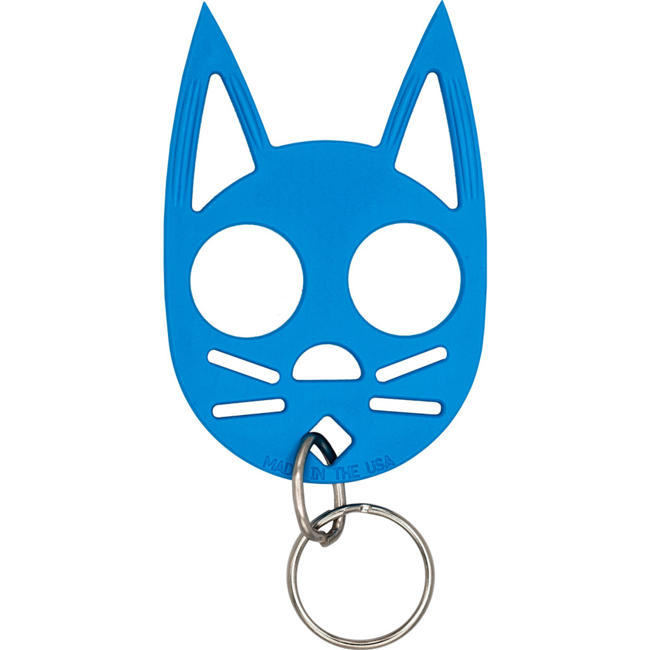 Cat Strike Self-Defense Keychain Light Blue
