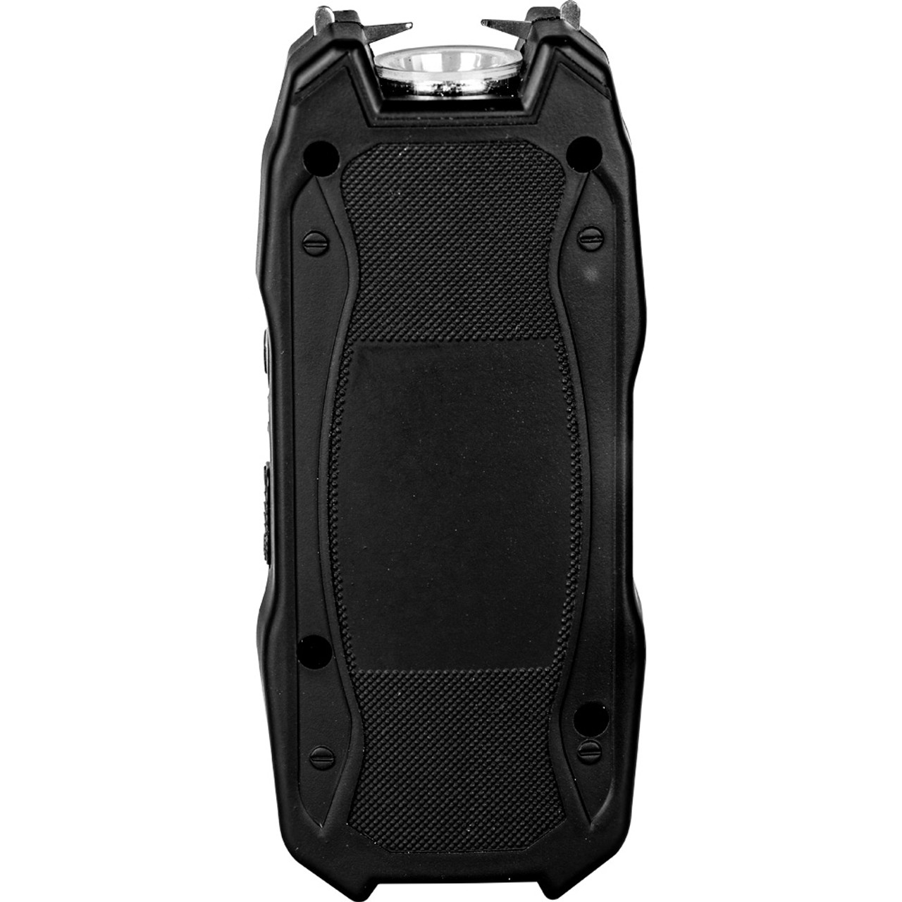 Hot Shot stun gun with flashlight and Battery Meter Black