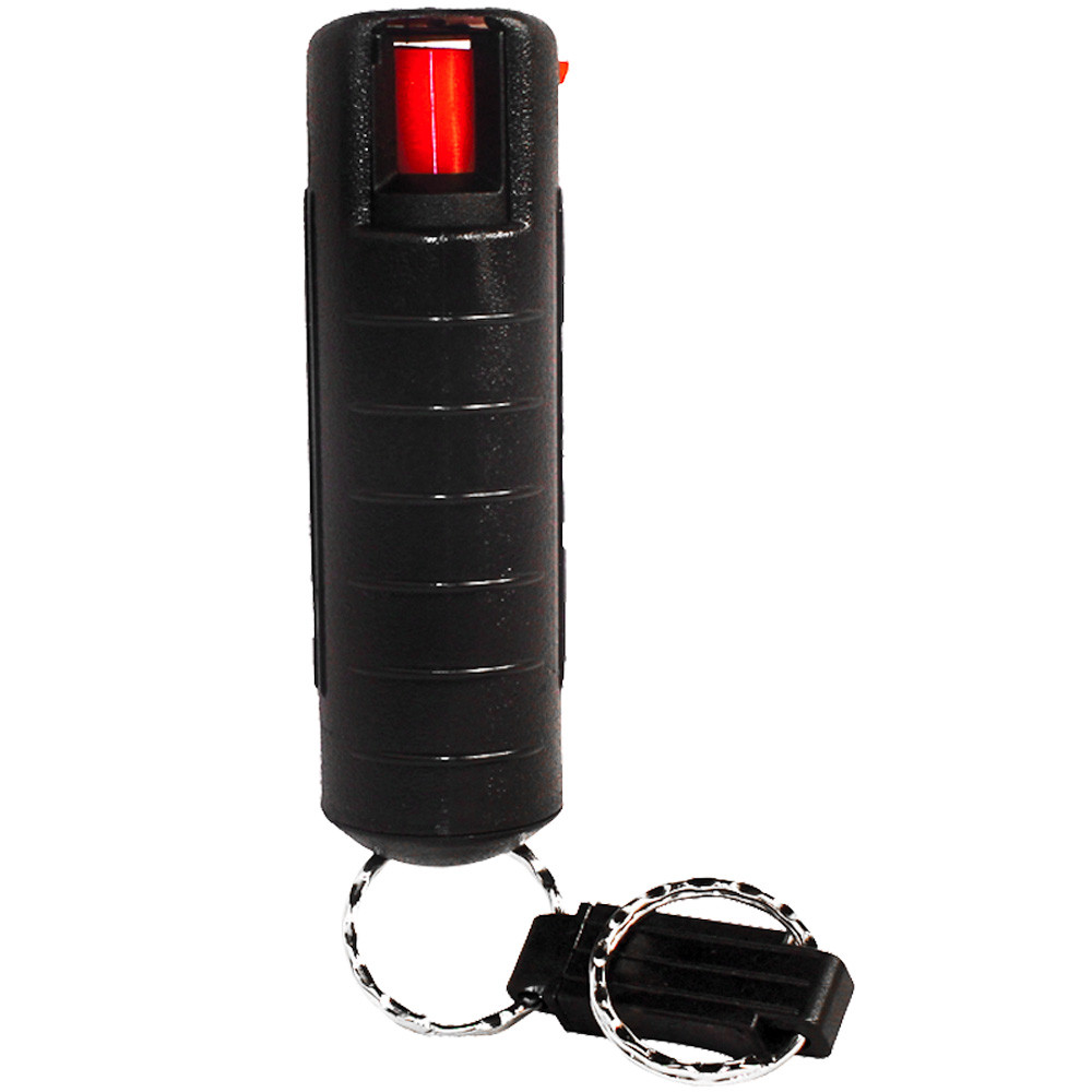 Wildfire 1.4% MC 1/2 oz pepper spray hard case with quick release keychain black
