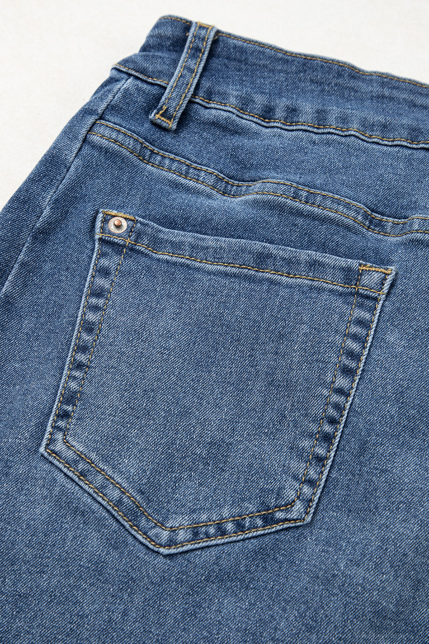 Ashleigh Blue Stitched Raw Hem Wide Leg Loose Jeans Ashleigh Blue Stitched Raw Hem Wide Leg Loose Jeans