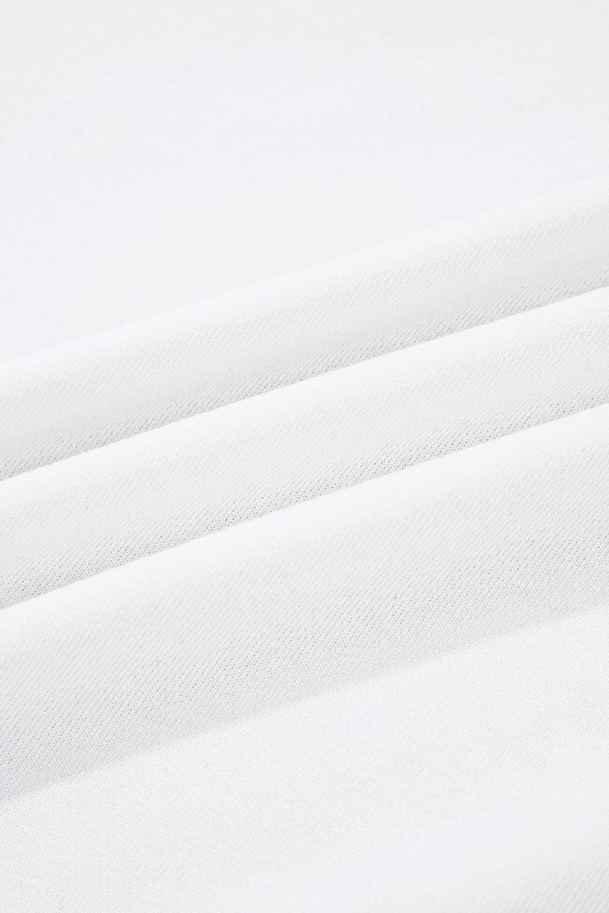 Beige Big Bow Accent Plus Size Drop Shoulder Sweatshirt