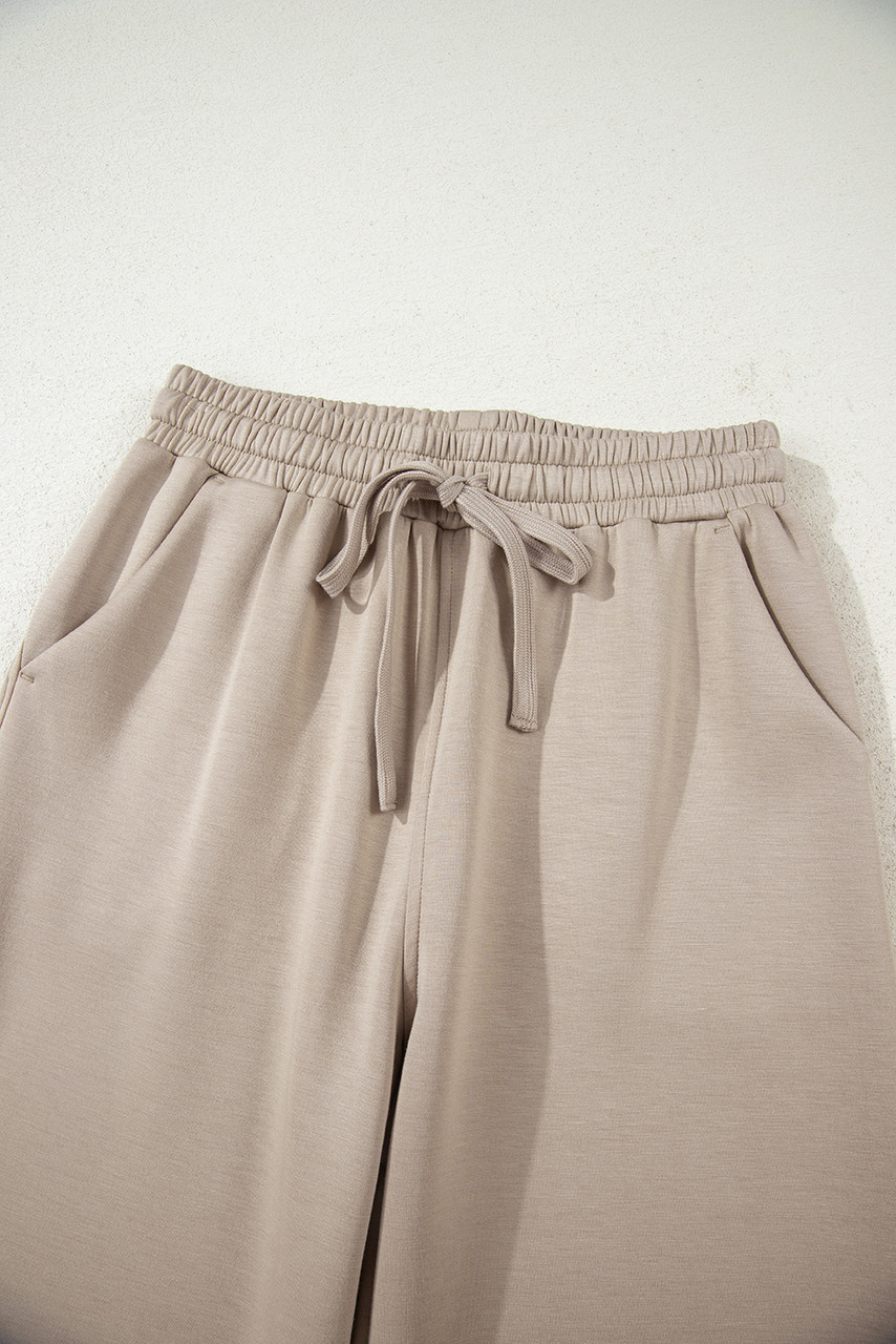 Jet Stream Half Zip Thumbhole Sleeve Hoodie Active Pants 2pcs Outfit