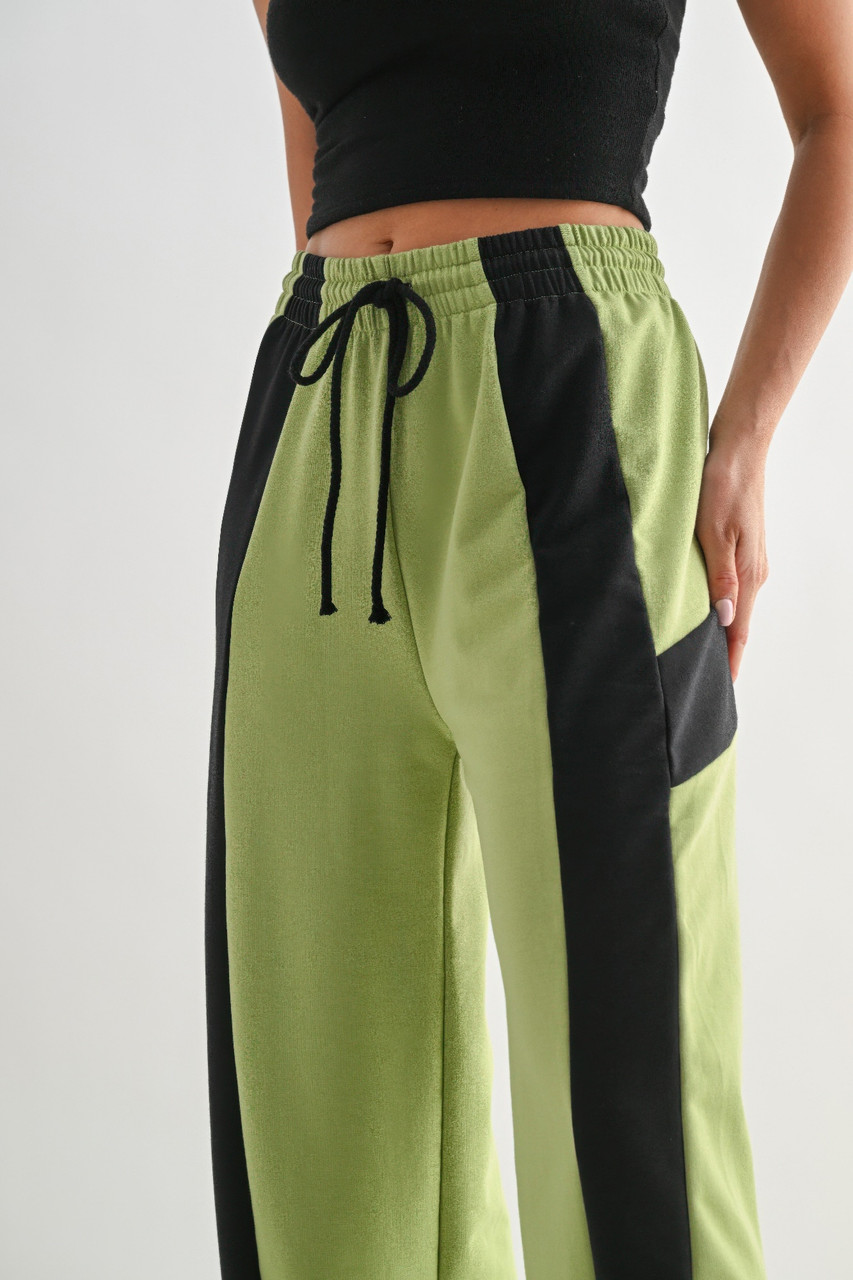 Color Block Wide Leg Lounge Pants Color Block Wide Leg Lounge Pants