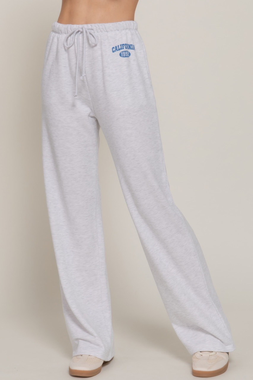 Waistband Print Detail Sweatpants Waistband Print Detail Sweatpants