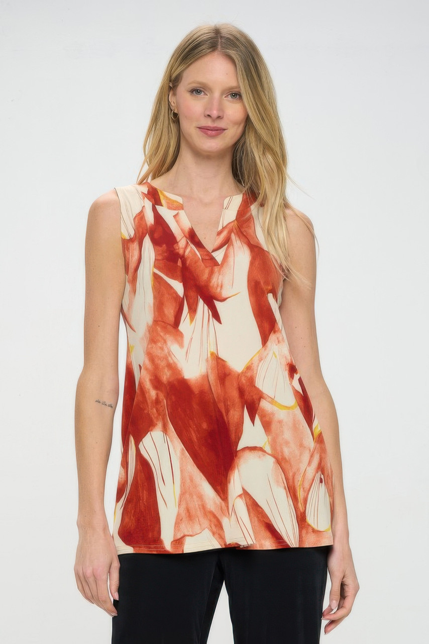 Hit Notch Neck Tank Top