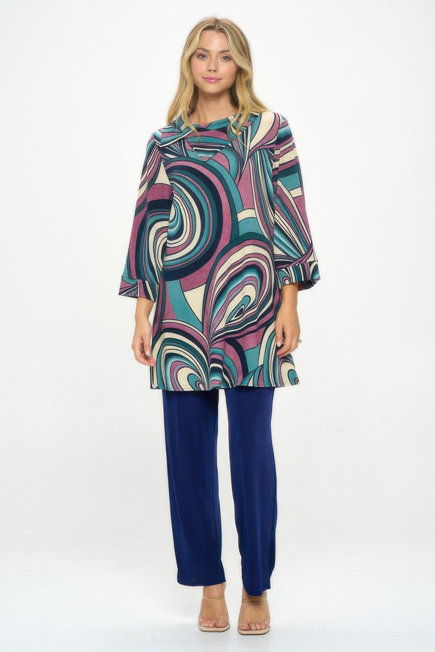 Split Neckline Tunic