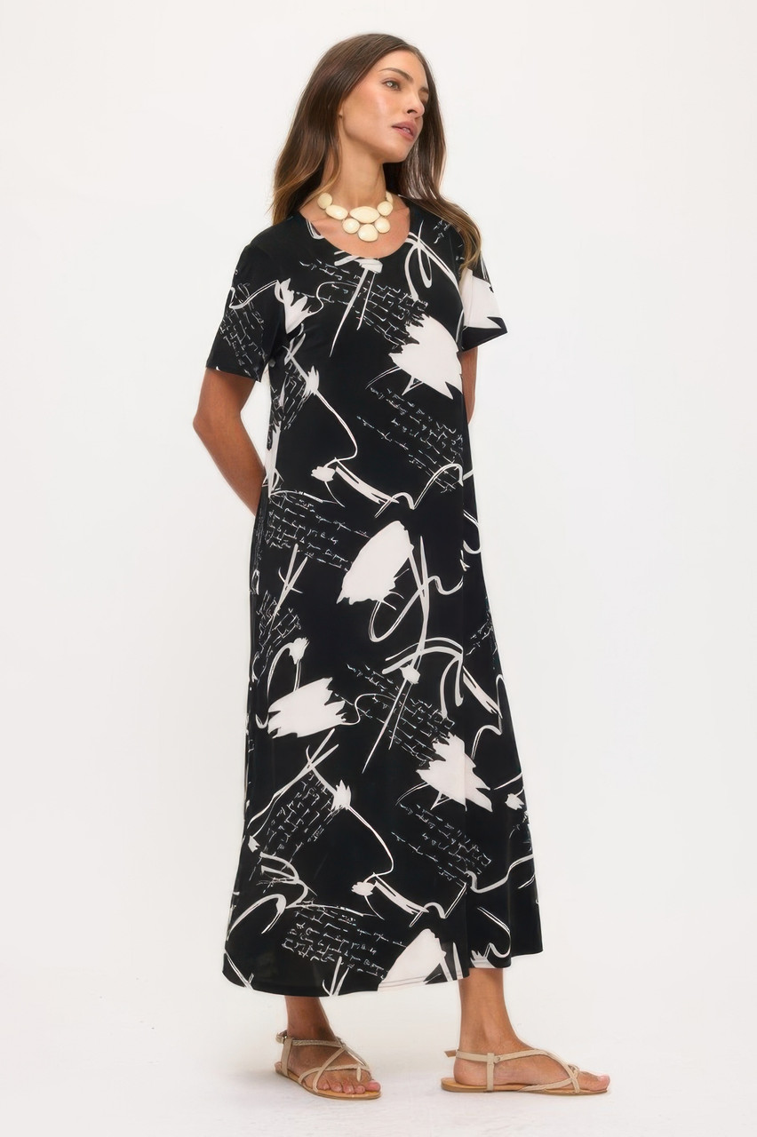 Print Bns Long Dress