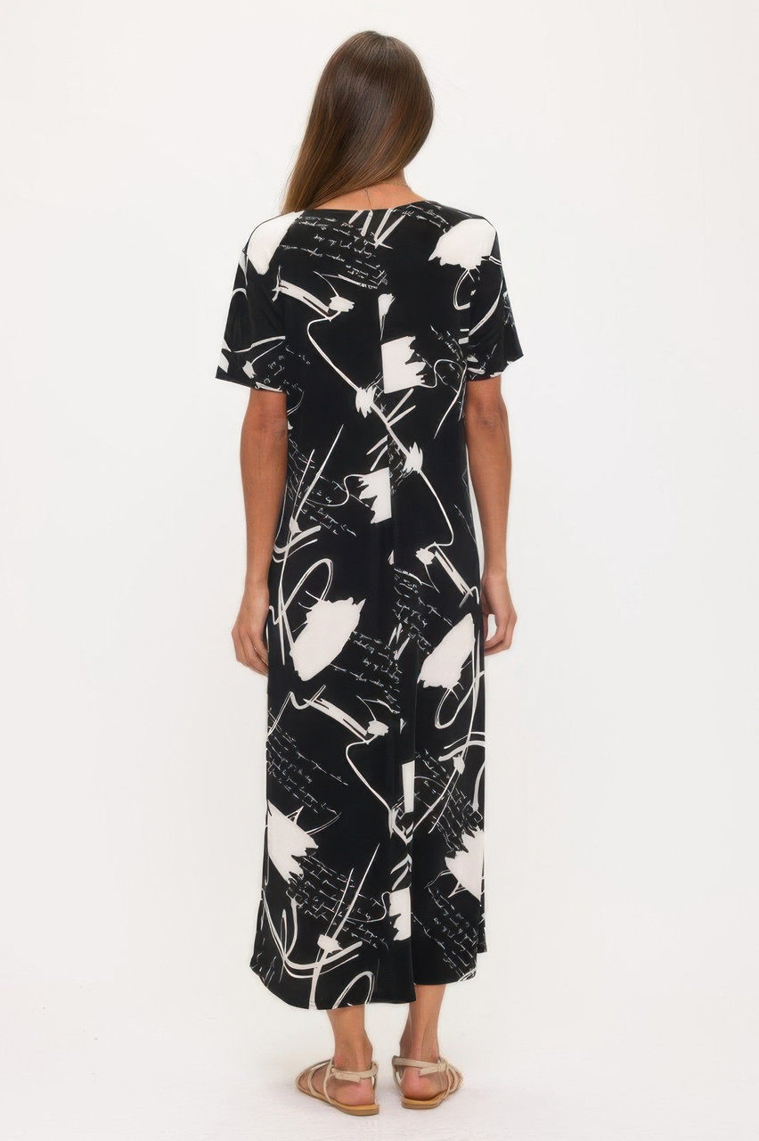 Print Bns Long Dress