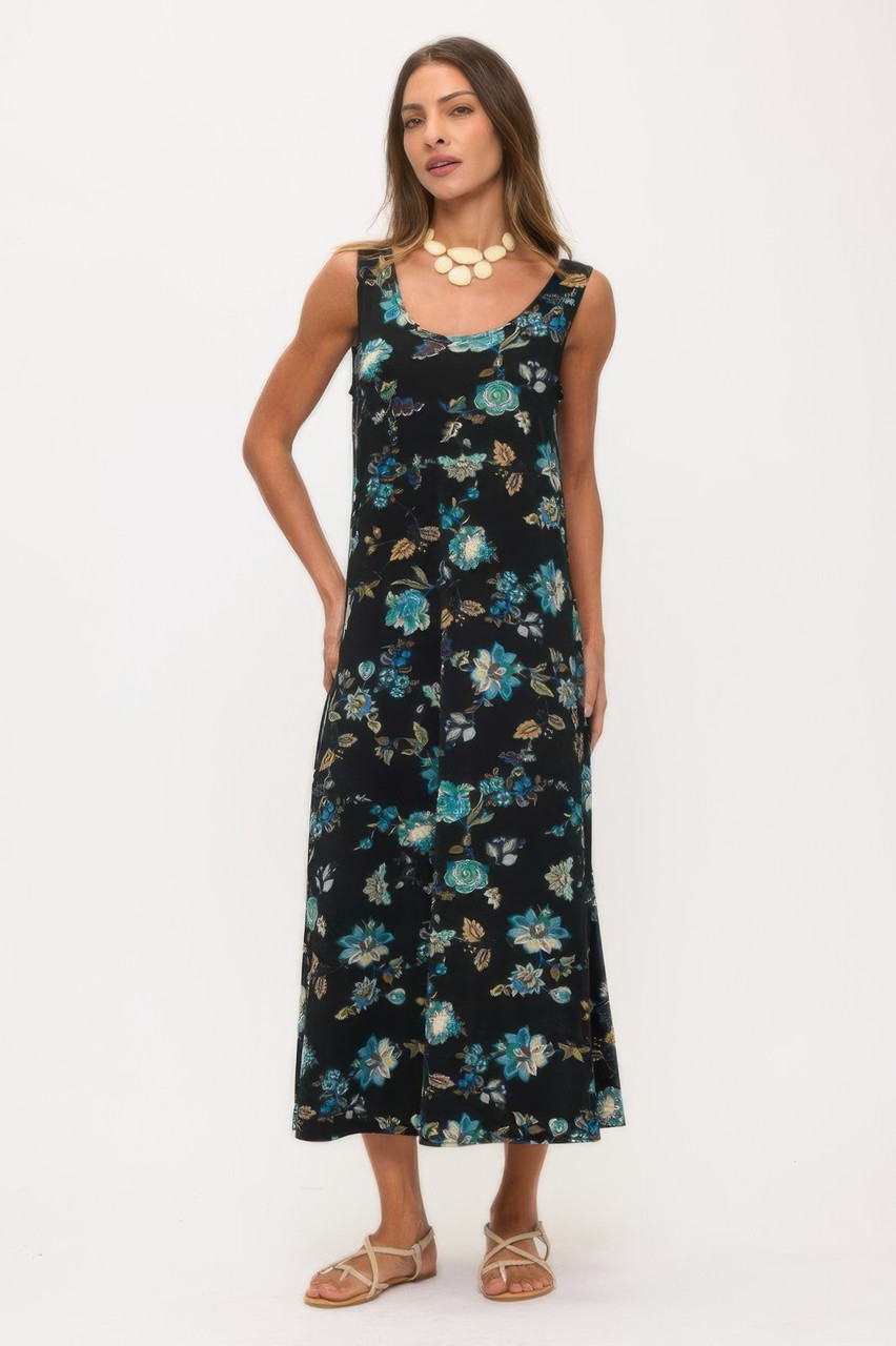 Print Bns Tank Long Dress