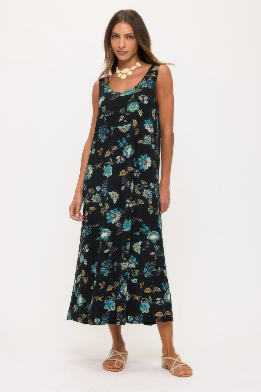 Print Bns Tank Long Dress