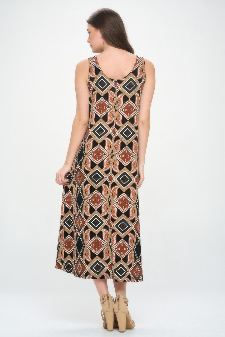 Bns Print Tank Long Dress