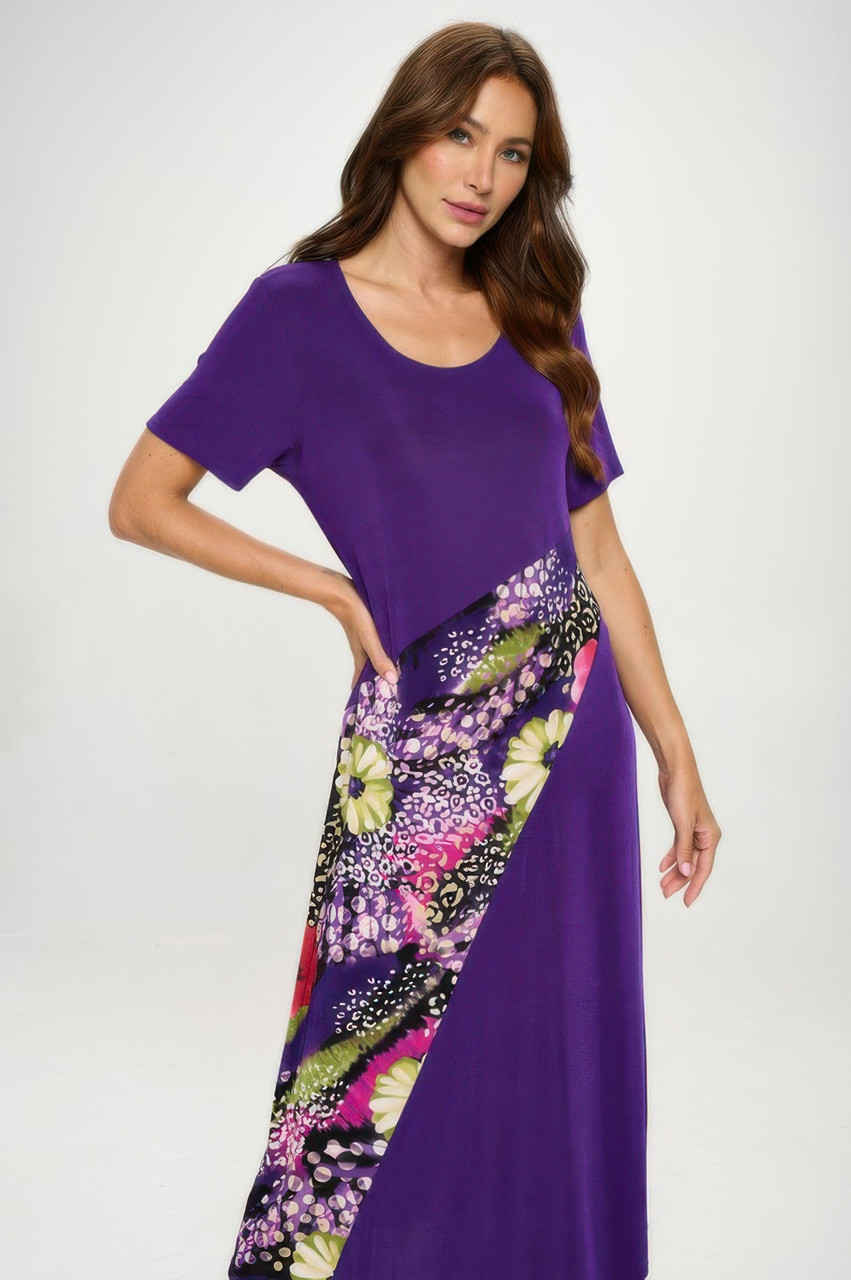 Bns Contrast Maxi Dress