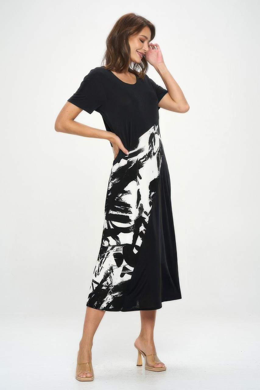 Bns Contrast Maxi Dress