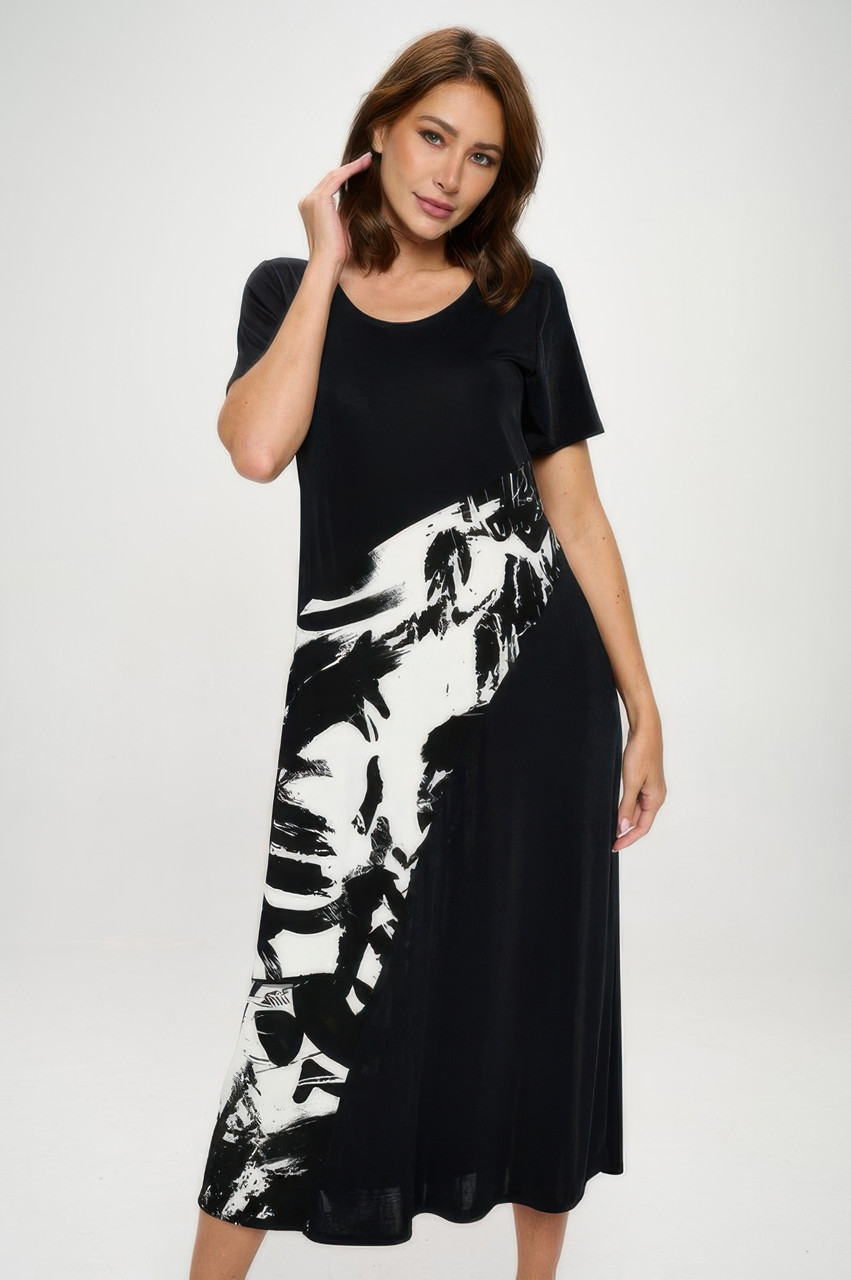 Bns Contrast Maxi Dress
