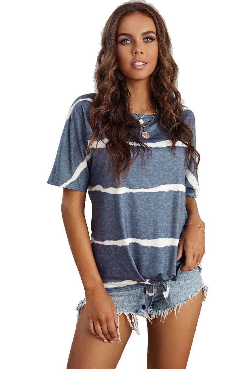 Tie-dye Print Loose T-shirt