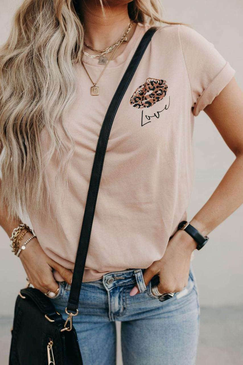 Leopard Love Graphic Tee