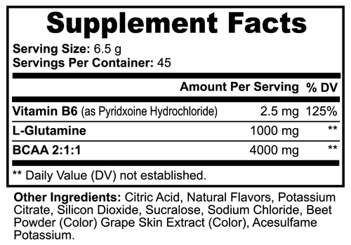 BCAA Post Workout Powder Honeydew Watermelon
