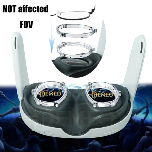 Meta Quest 3 Lenses Myopia Anti Blue Light Magnetic Eyeglass Frames Quick Release