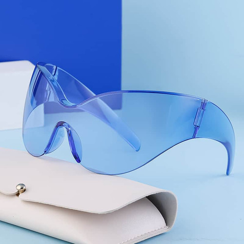 Fashion One-piece Large Frame Sports Sunglasses Fashion One-piece Large Frame Sports Sunglasses