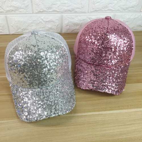 Women's Summer Sunshade Sequined Baseball Cap