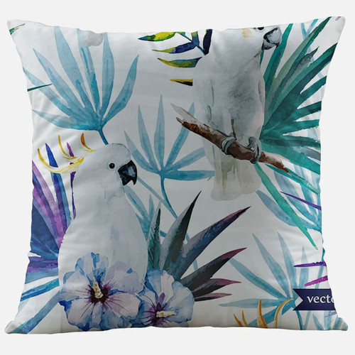 Nordic Style Plant Flower Pillow Waist Pillowcase