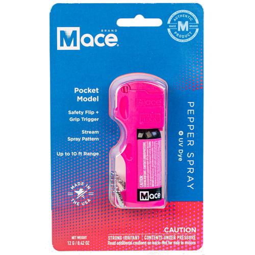 Mace Pocket Model Pepper Spray - Neon  Pink