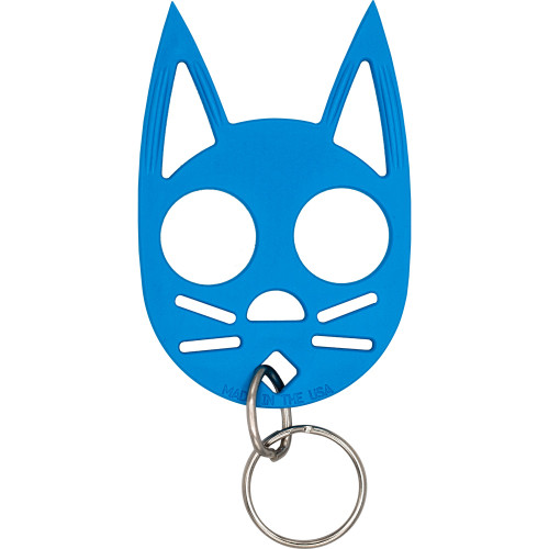 Cat Strike Self-Defense Keychain Light Blue