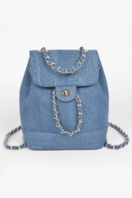 Denim Backpack