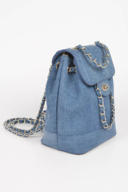 Denim Backpack