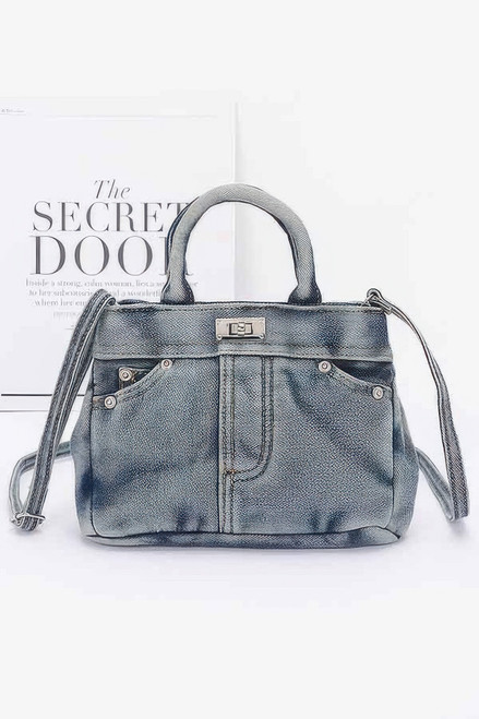 Denim Crossbody Bag