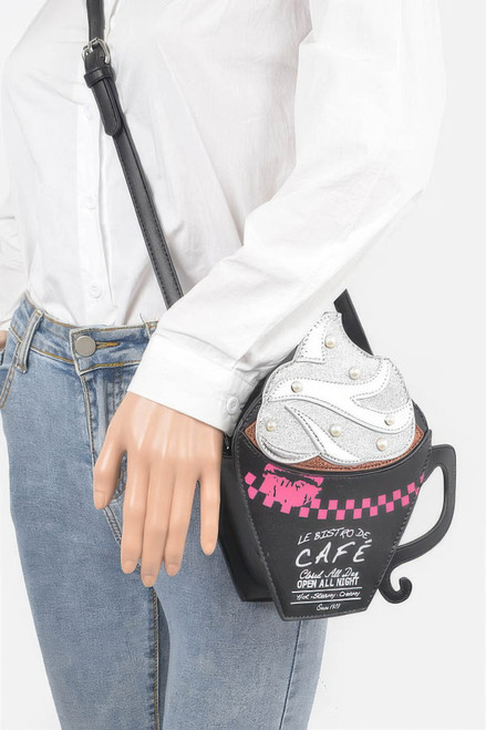 Whip Cream Coffee Cup Novelty Bag