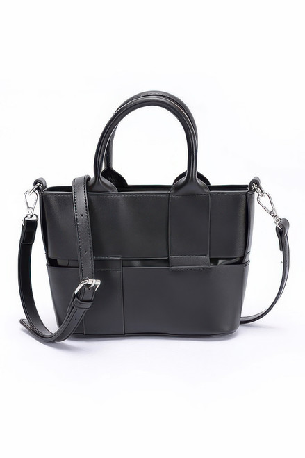 Faux Leather Tote Bag