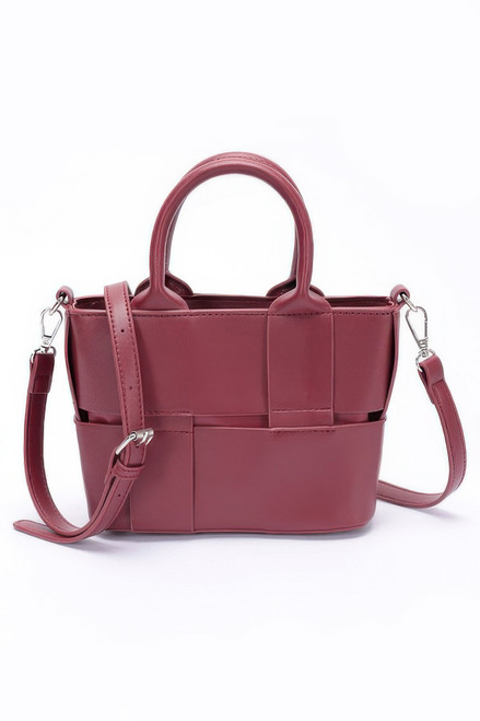 Faux Leather Tote Bag