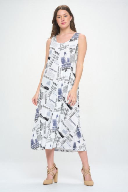 Bns Print Tank Long Dress