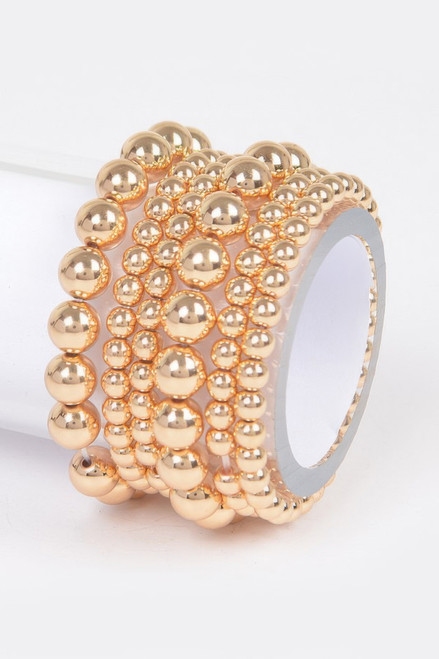 Multi Ccb Ball Stretch Bracelet -54207