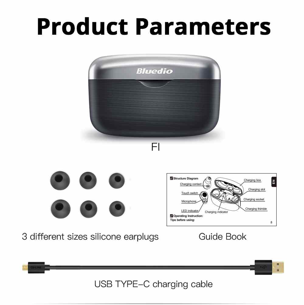 Bluedio TWS Wireless Earbuds