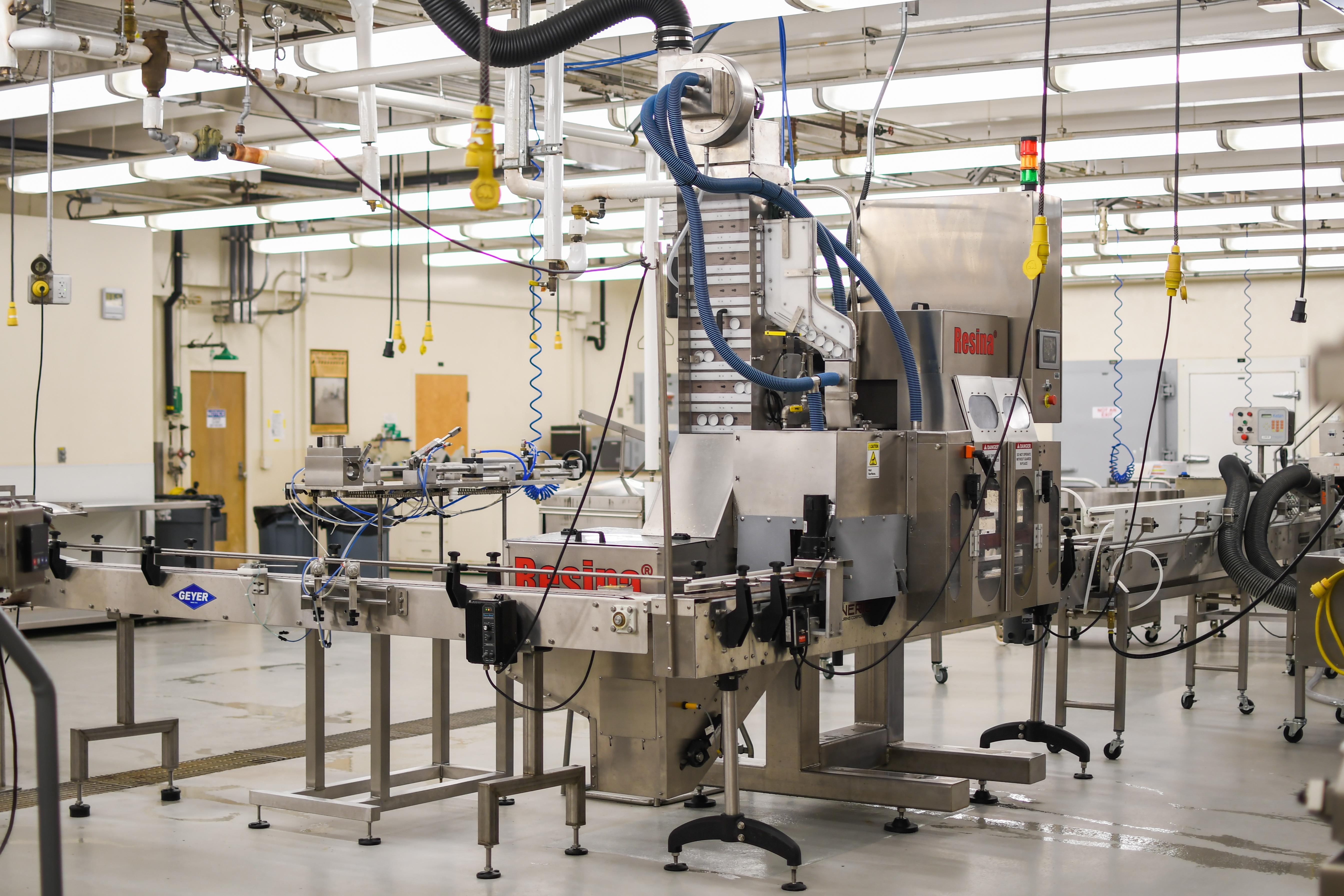 Equipment in the Cal Poly Food Science and Nutrition pilot plant