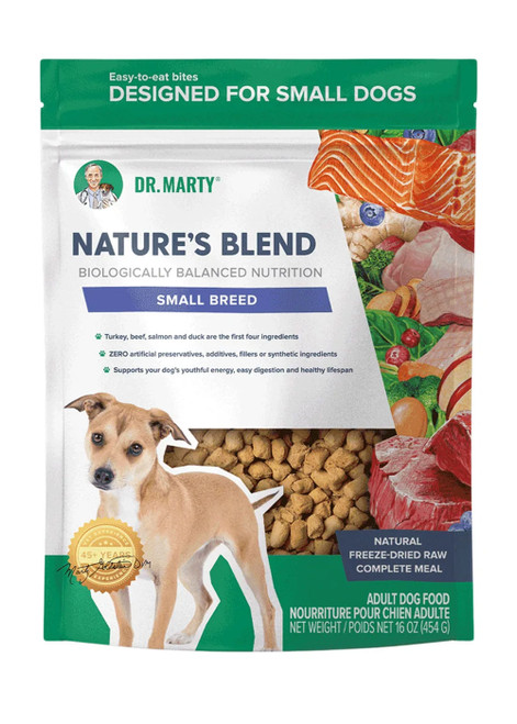 Dr. Marty Nature's Blend Freeze Dried Small Breed Dog Food
