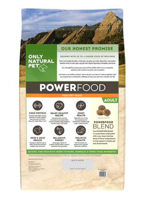 Only Natural Pet PowerFood Grain Free Dog Food