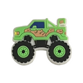 Green monster truck shoe charm