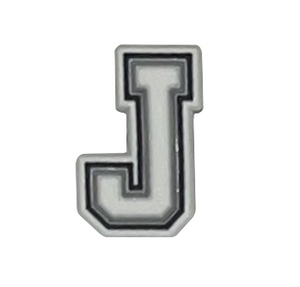 Letter J shoe charm
