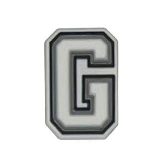 Letter G shoe charm
