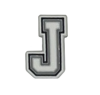 Letter J shoe charm