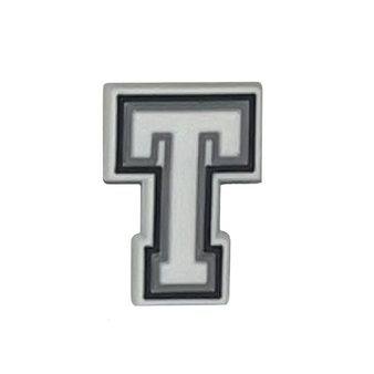 Letter T shoe charm