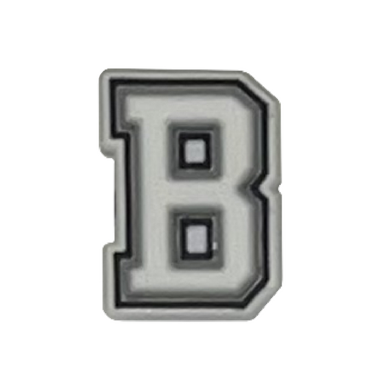 Letter B shoe charm