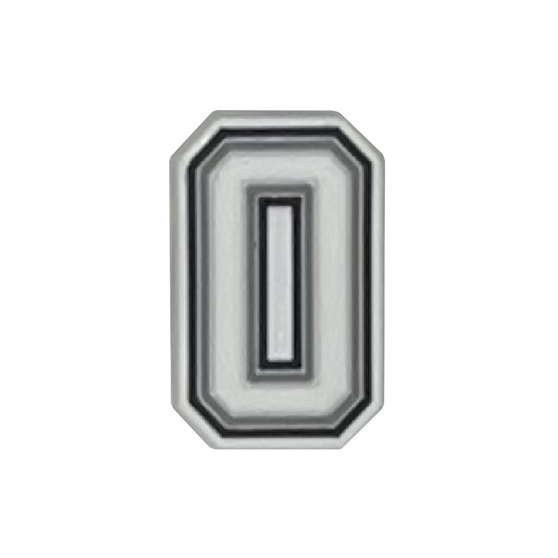 Letter O shoe charm