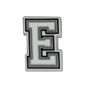 Letter E shoe charm
